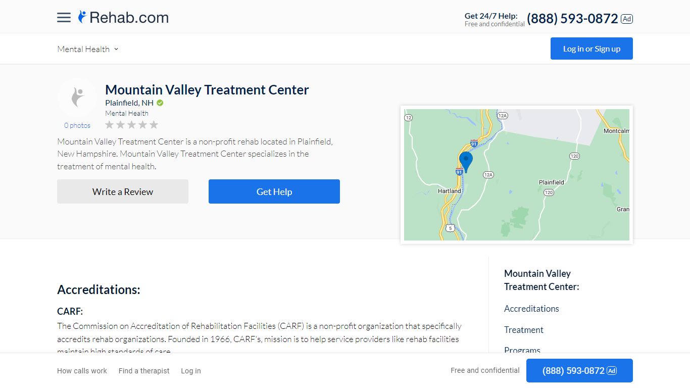 Mountain Valley Treatment Center - Plainfield, NH | Rehab.com