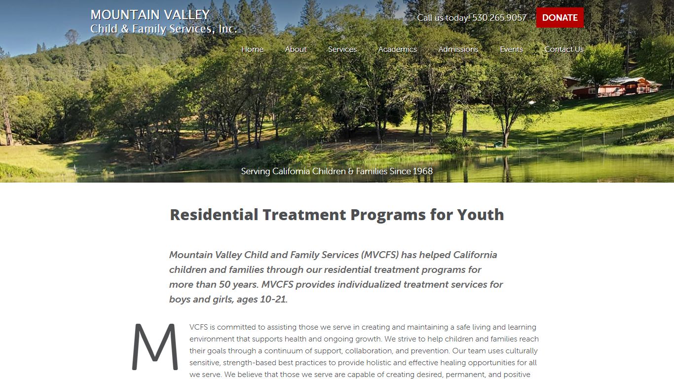 Residential Programs For Troubled Youth in California | Mountain Valley
