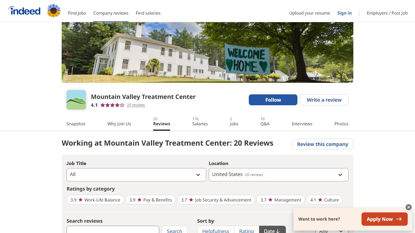 Working at Mountain Valley Treatment Center: 20 Reviews - Indeed